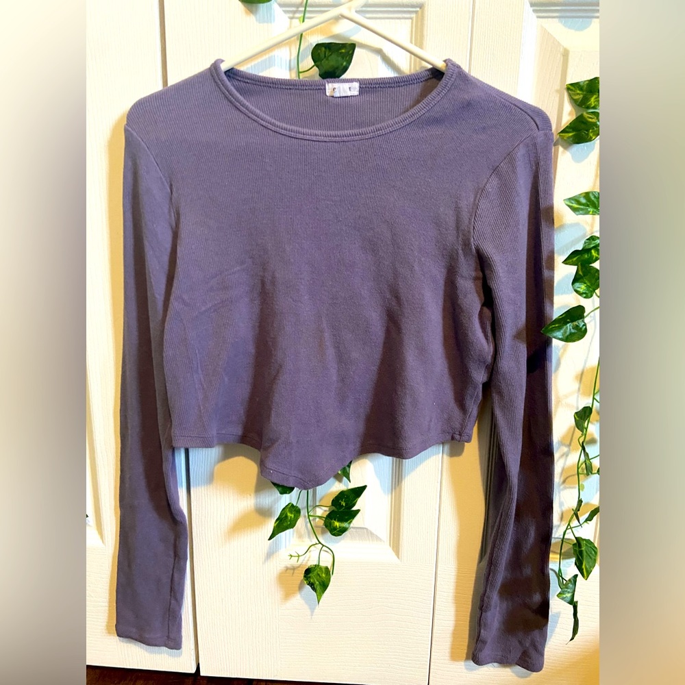 Garage purple long sleeve